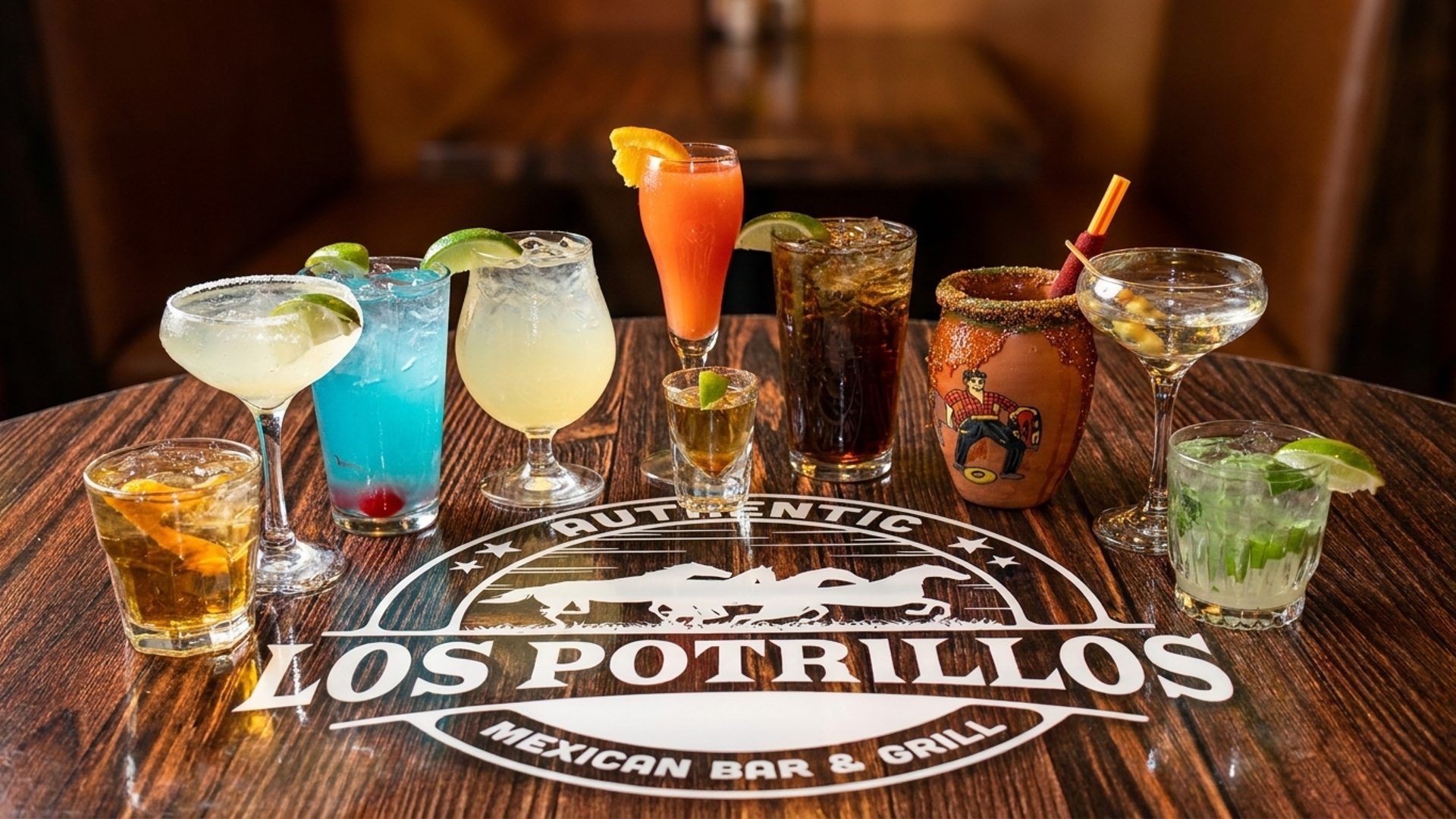 Handcrafted margaritas and a full bar